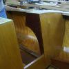 Staining sides of seat backs