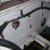 The walls on the the inside of the engine room cleaned. Much whiter!